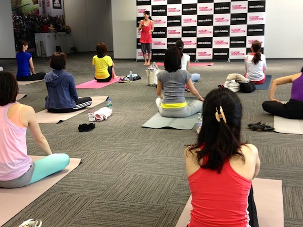 Be Yoga Japan private class Adidas Japan 2